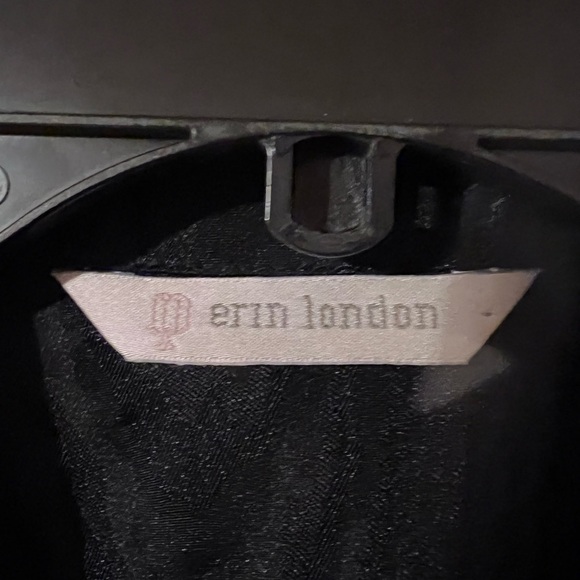 ERIN London black zippered lightweight jacket size m - Picture 2 of 3
